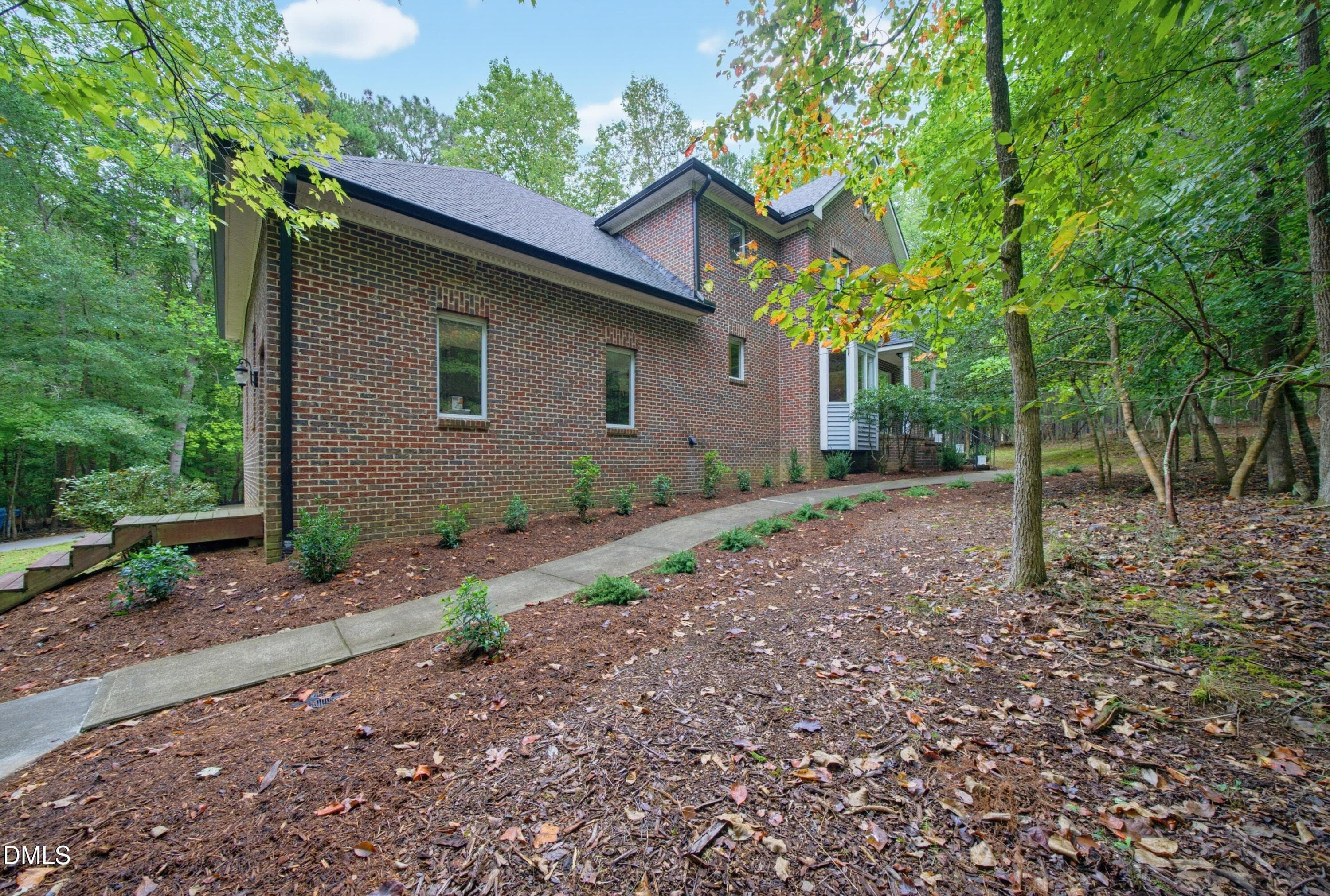New plantings will fill in quickly - 1105 Erins Way Lane, Raleigh, NC 27614