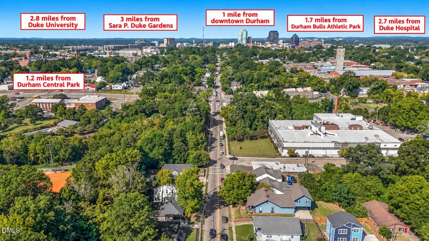 distance - 1012 Holloway Street, Durham, NC 27701