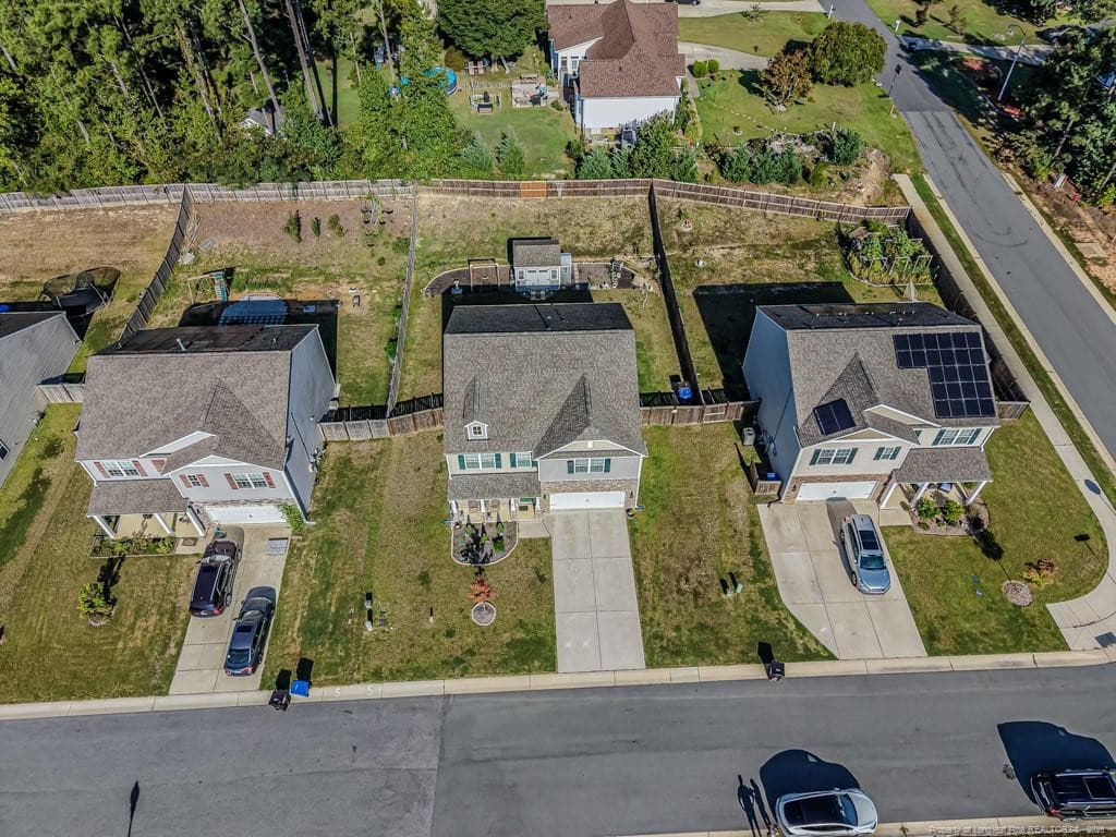 Front Aerial View - 209 Red Cedar Way, Fuquay Varina, NC 27526