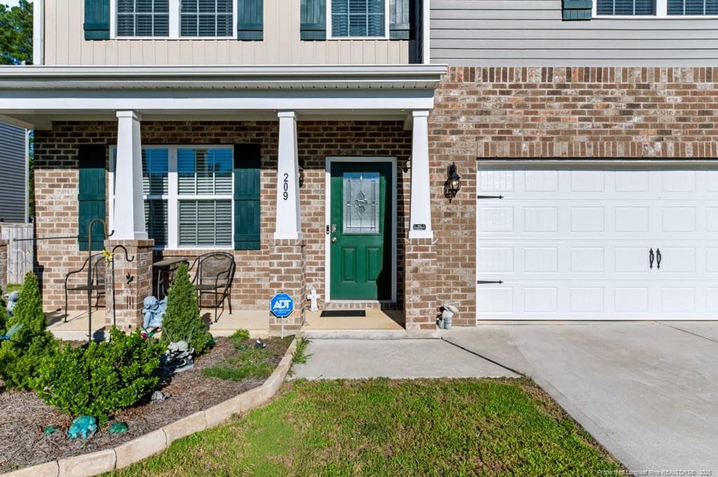 Closeup Entry - 209 Red Cedar Way, Fuquay Varina, NC 27526