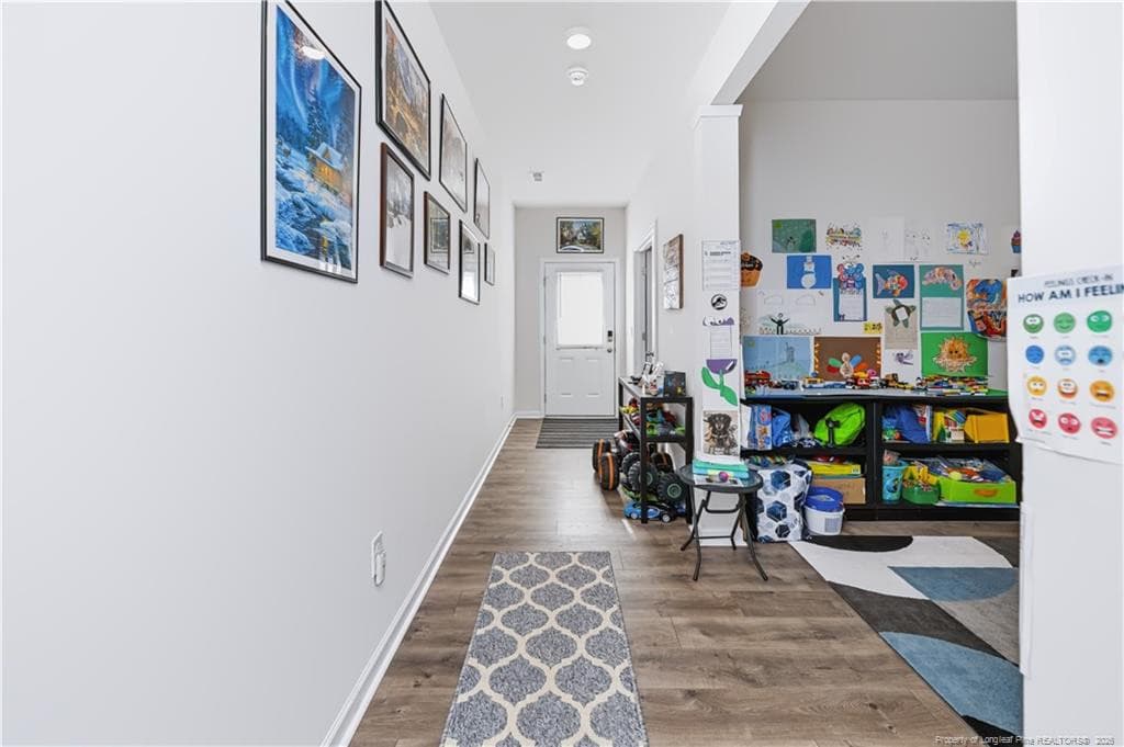 Hallway Foyer toward Entry - 209 Red Cedar Way, Fuquay Varina, NC 27526