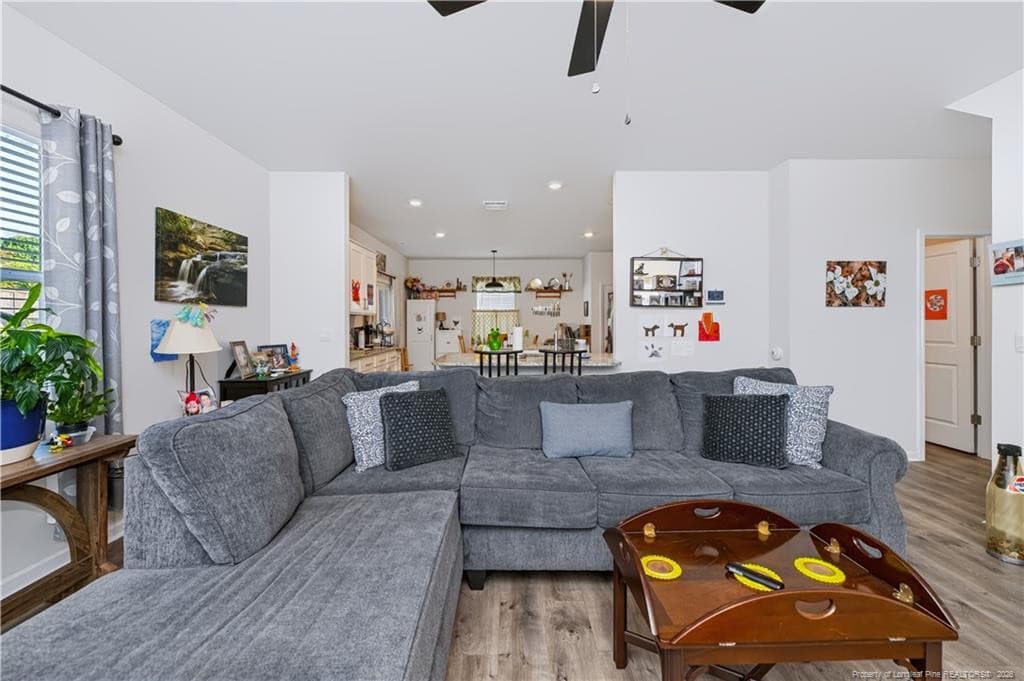 LR toward Kitchen - 209 Red Cedar Way, Fuquay Varina, NC 27526