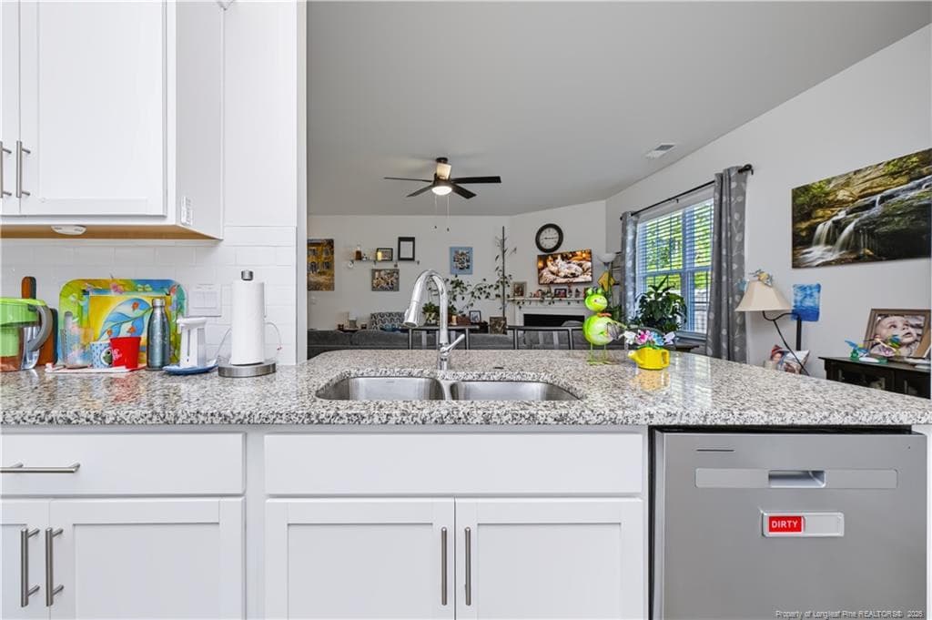 Kitcen toward LR - 209 Red Cedar Way, Fuquay Varina, NC 27526