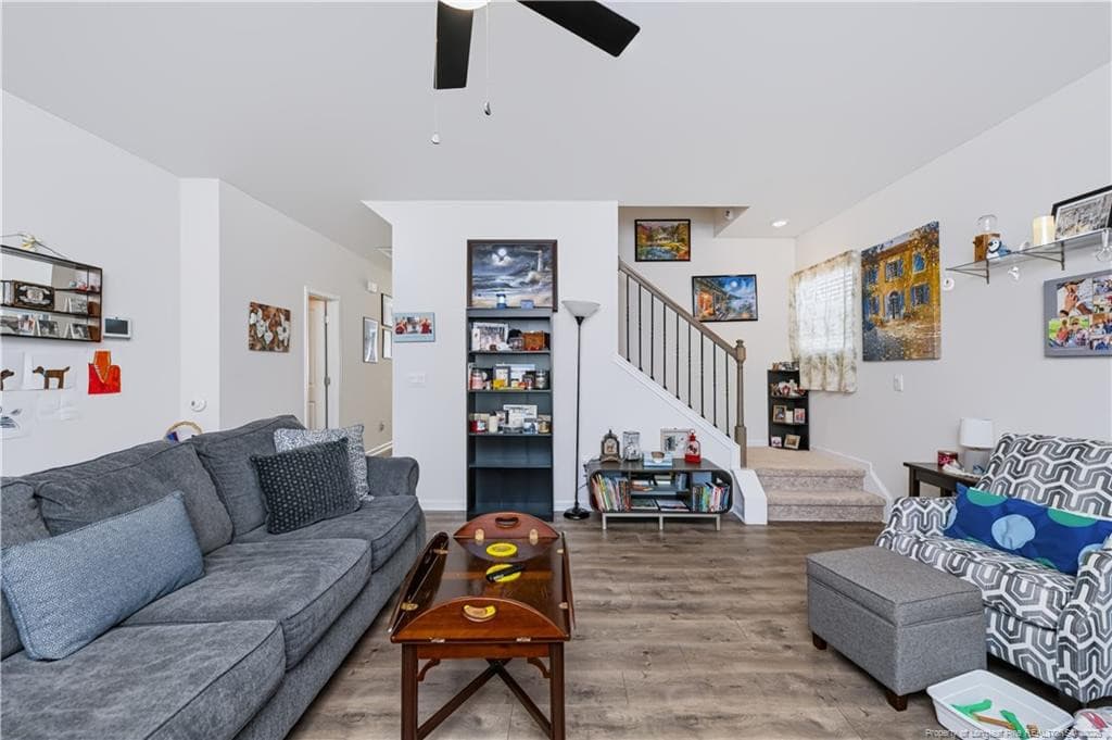 LR toward Stairway - 209 Red Cedar Way, Fuquay Varina, NC 27526