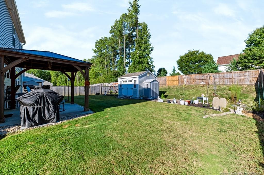 Rear Year View - 209 Red Cedar Way, Fuquay Varina, NC 27526