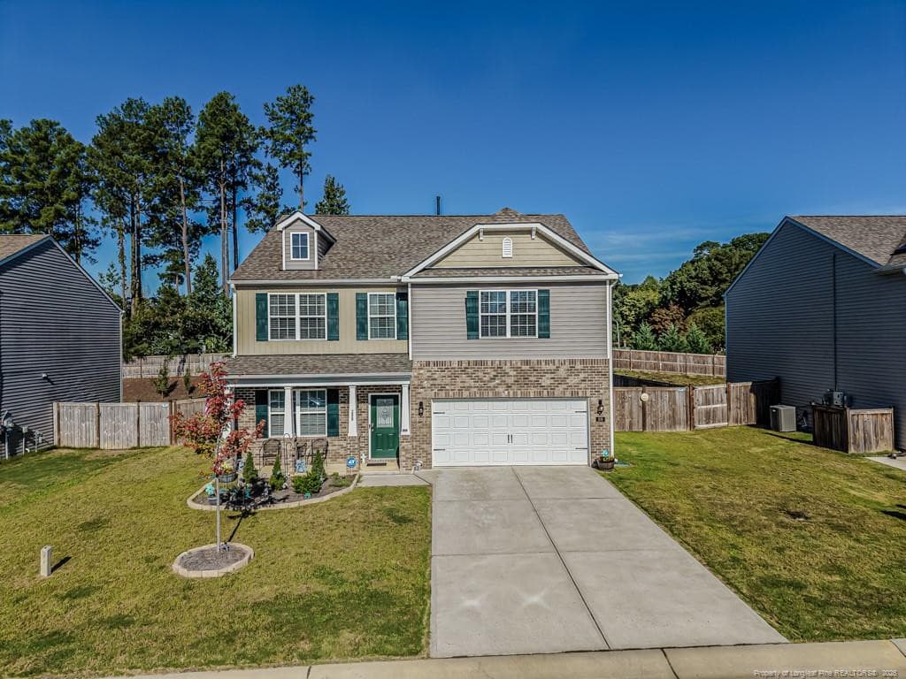 Front view - aerial - 209 Red Cedar Way, Fuquay Varina, NC 27526