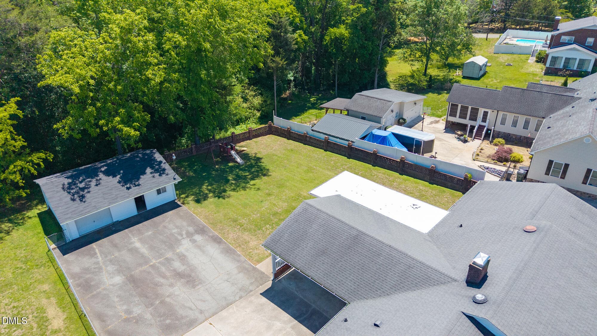 1244 Lawndale Drive-Drone-10 - 1244 Lawndale Drive, Graham, NC 27253