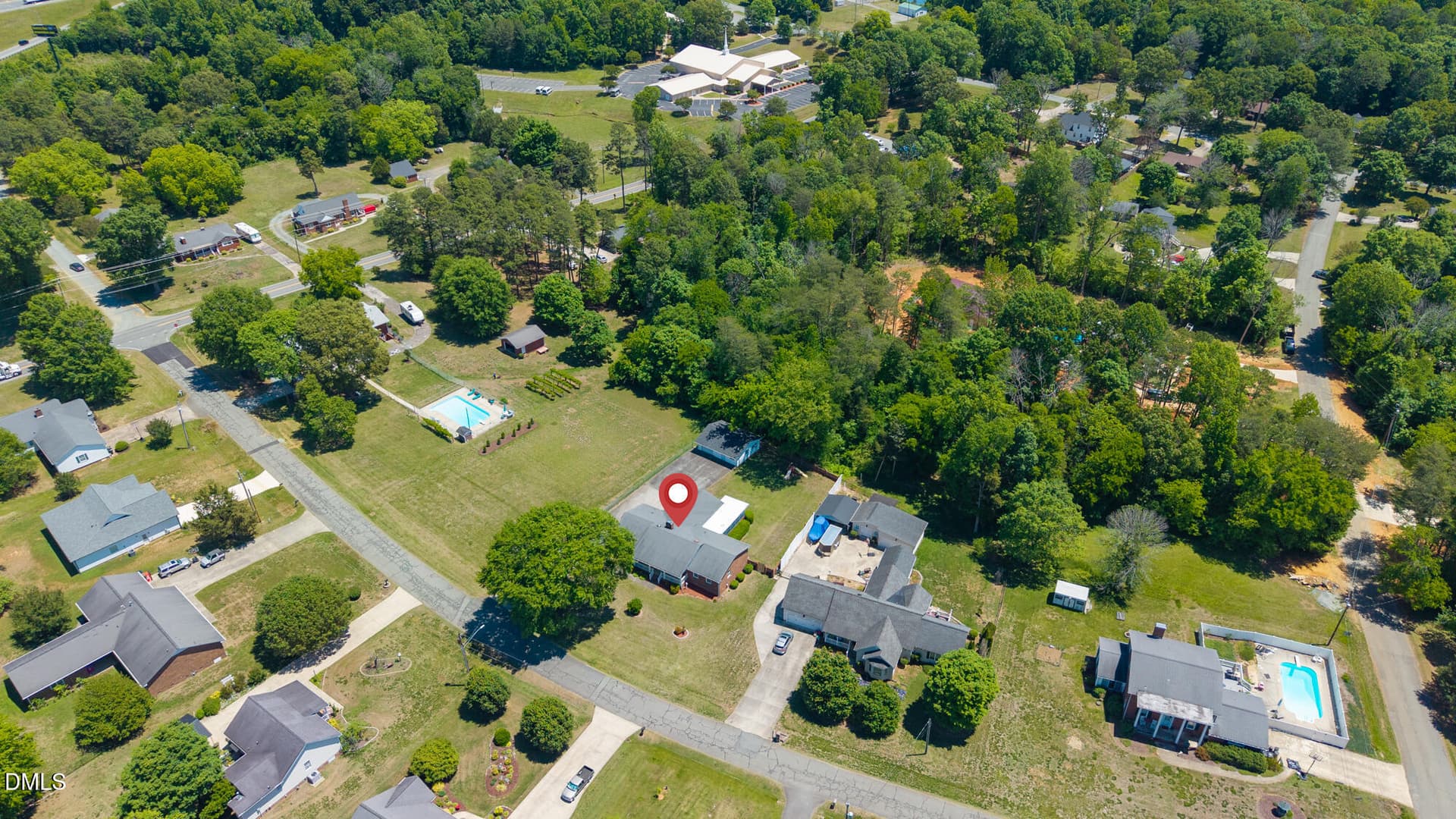 1244 Lawndale Drive-Drone-2-PIN - 1244 Lawndale Drive, Graham, NC 27253