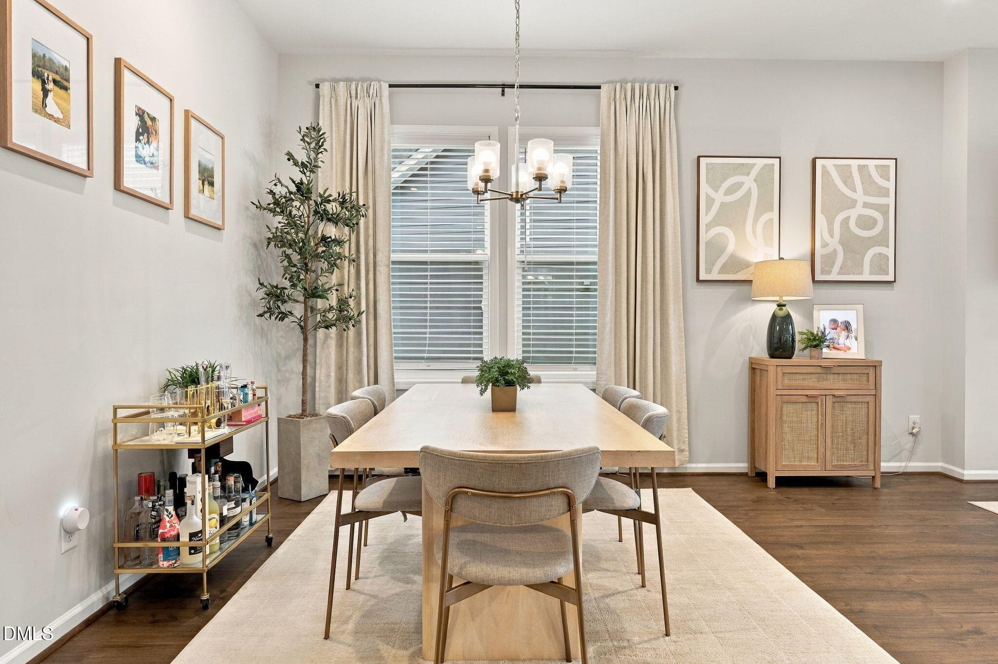 LIVING & DINING AREAS - 4820 Heathshire Drive, Raleigh, NC 27616