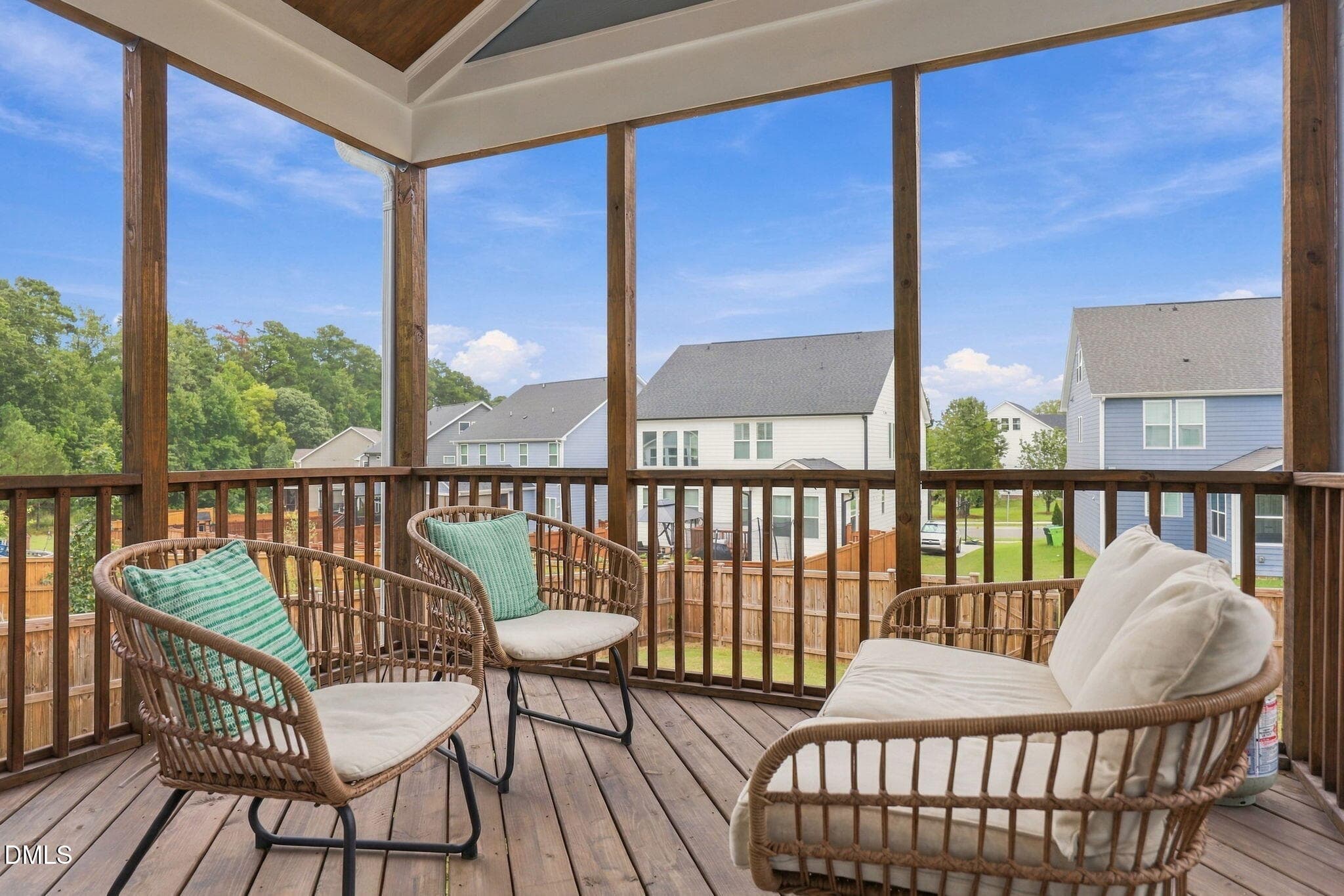 SCREENED IN BACK PORCH - 4820 Heathshire Drive, Raleigh, NC 27616