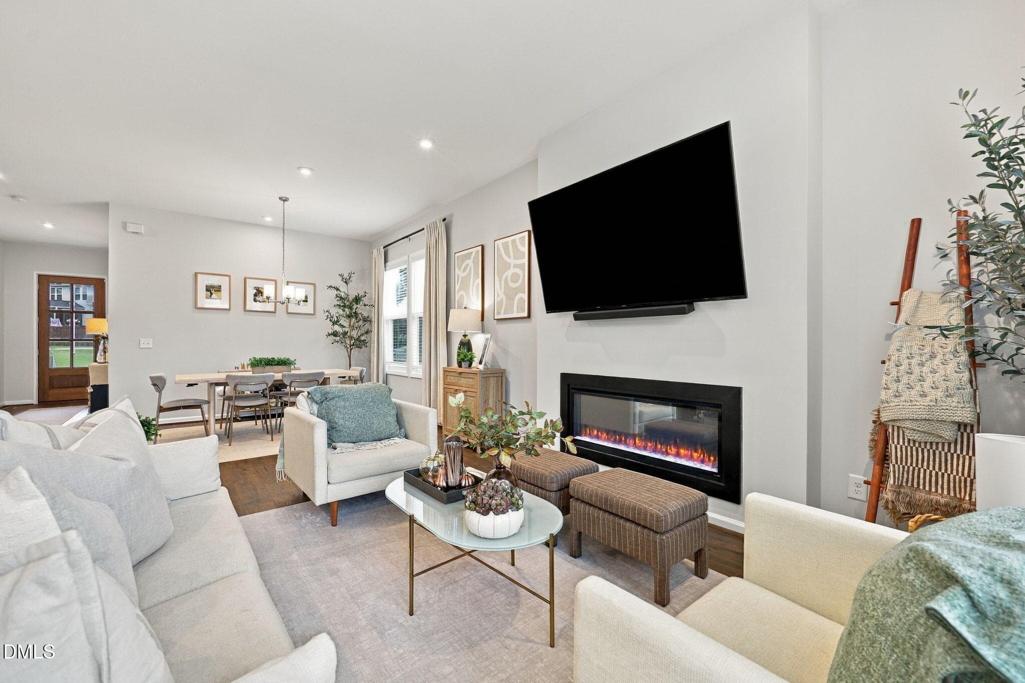 LIVING & DINING AREAS - 4820 Heathshire Drive, Raleigh, NC 27616