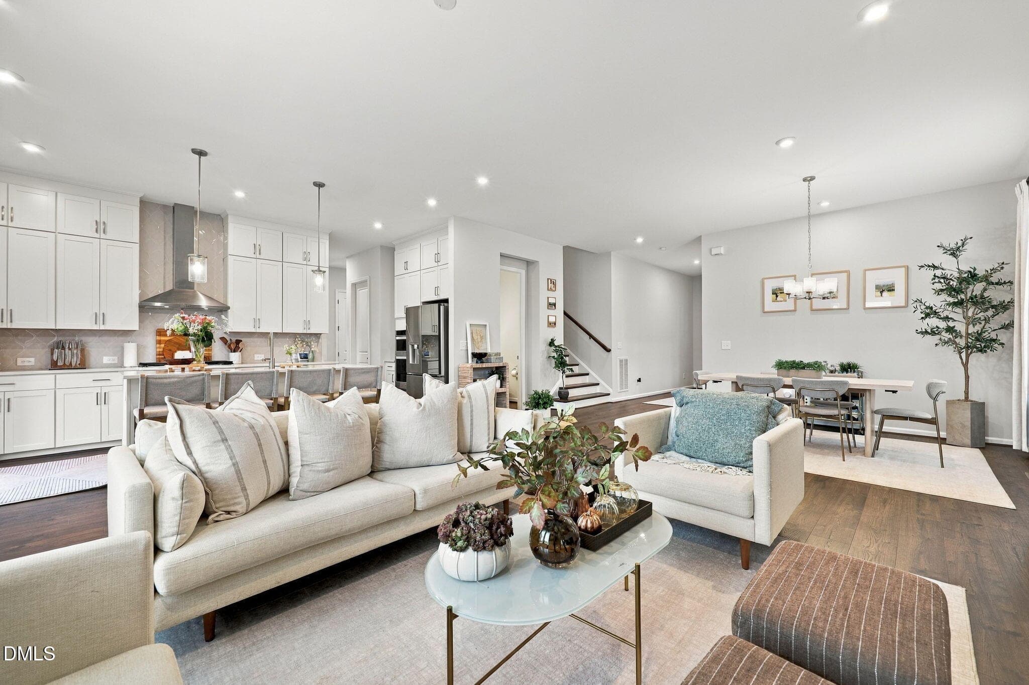 LIVING & DINING AREAS - 4820 Heathshire Drive, Raleigh, NC 27616