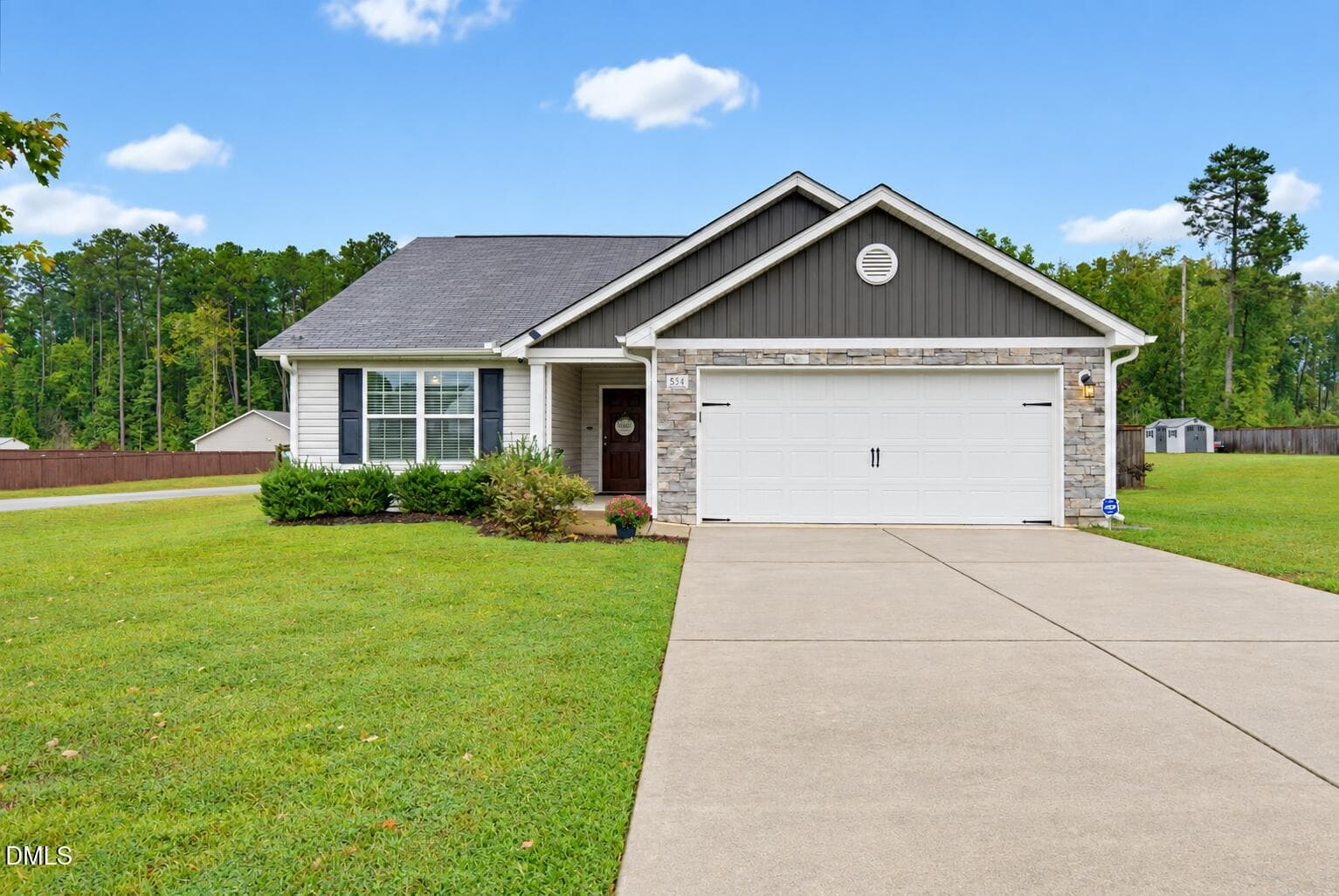 Large lot! - 534 Mineral Spring Lane, Fuquay Varina, NC 27526