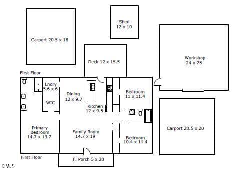 Floor Plan - 1721 Daniels Farm - 1721 Daniels Farm Road, Mebane, NC 27302