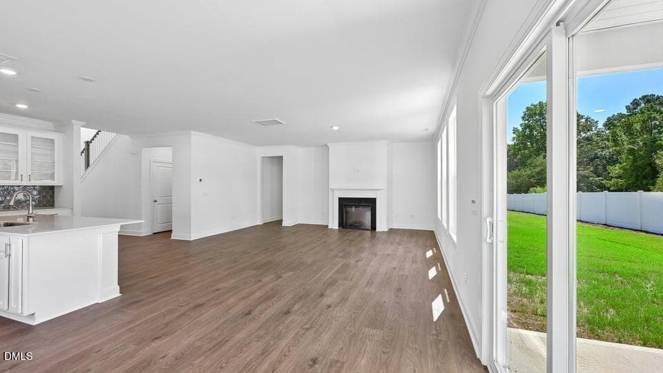 BREAKFAST AREA & FAMILY ROOM - 368 Swift Creek Farm Lane, Clayton, NC 27520
