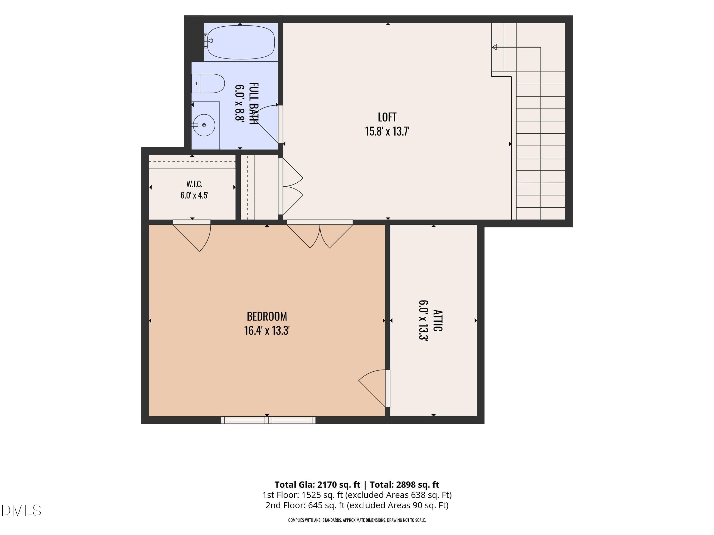 2nd_floor_1051_bingley_drive_durham_with - 1051 Bingley Drive, Durham, NC 27703