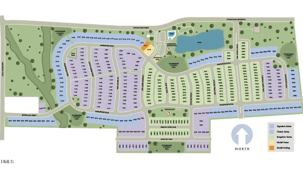Site Map - 5109 Cardinal Ridge Way, Wendell, NC 27591