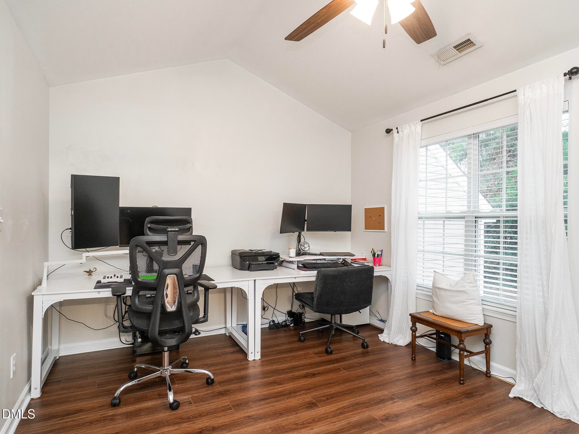 Bedroom 2 - Staged as office - 6419 Bellcross Trail, Whitsett, NC 27377