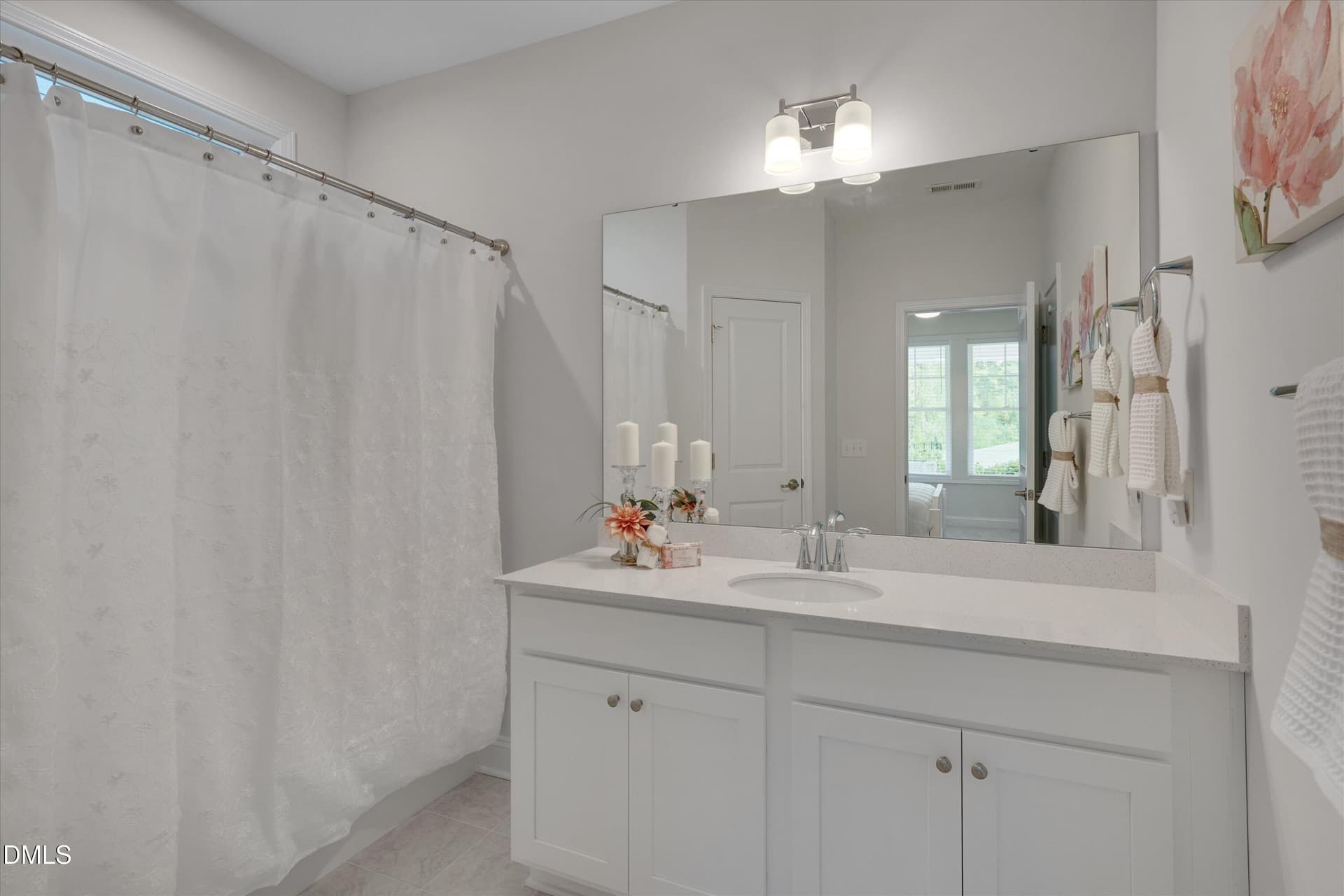 Second Primary or Guest Ensuite Bath - 864 Flower Manor Drive, Wendell, NC 27591