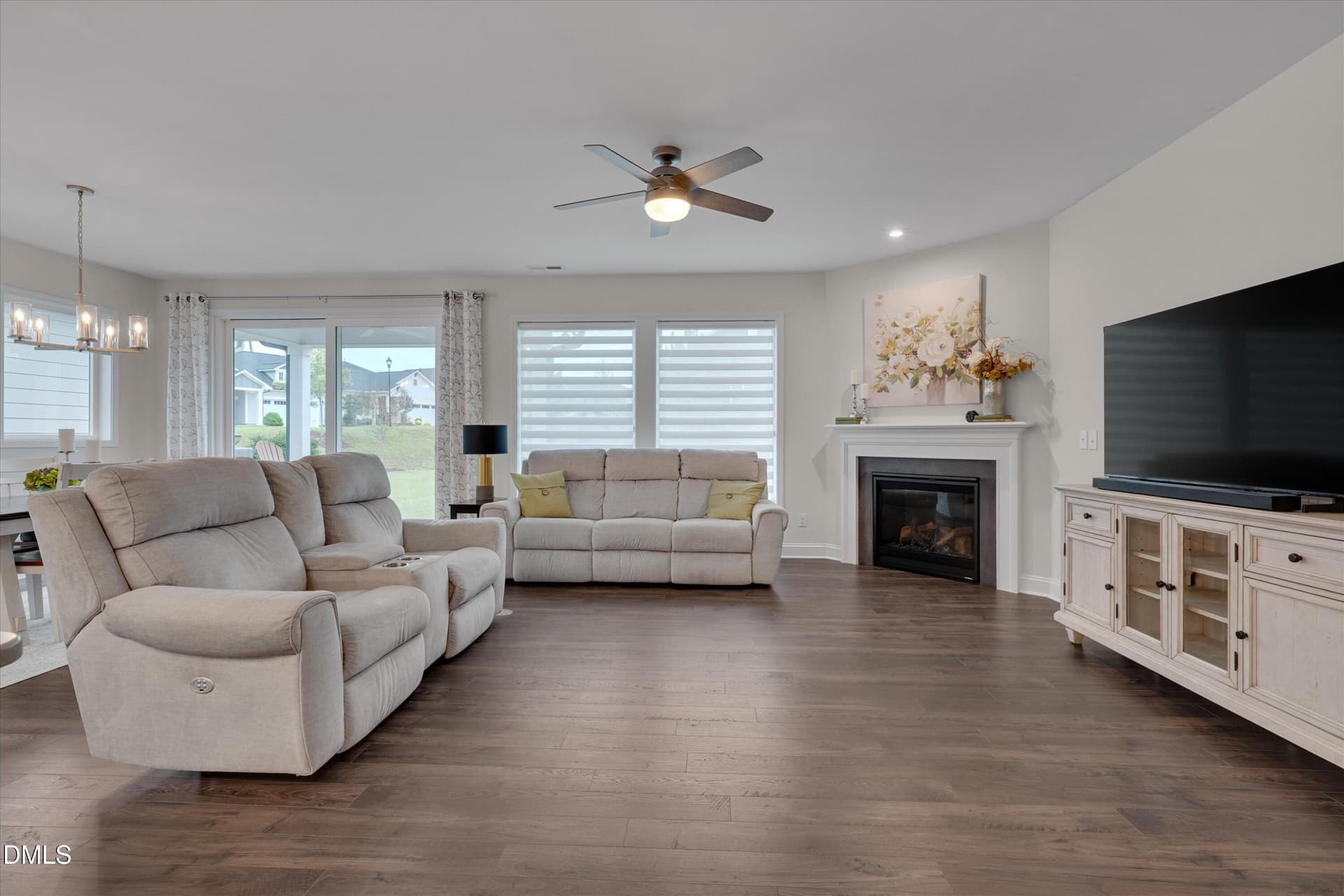 Spacious Great Room with Gas Fireplace - 864 Flower Manor Drive, Wendell, NC 27591