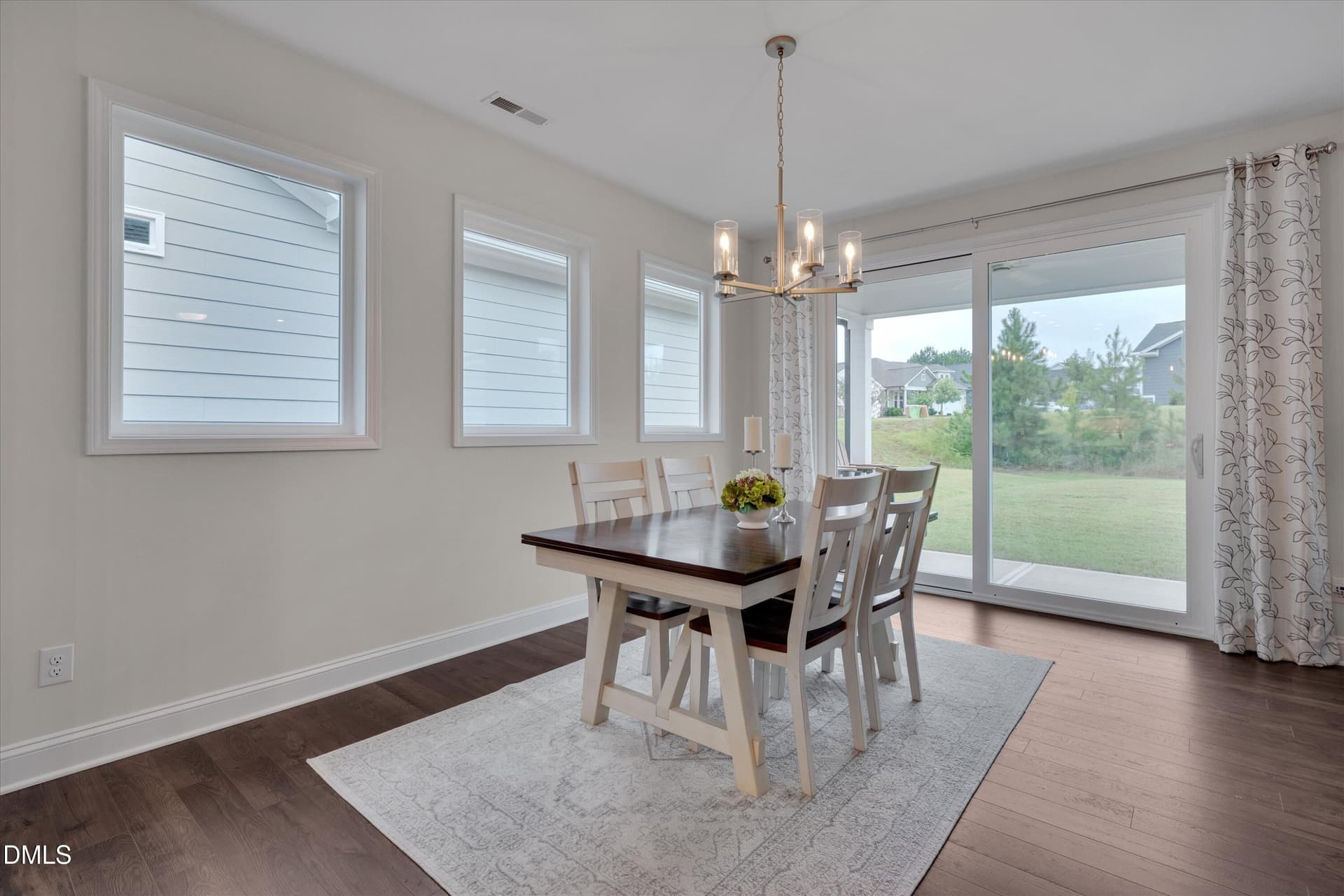Dining Area Opens to Covered Porch - 864 Flower Manor Drive, Wendell, NC 27591