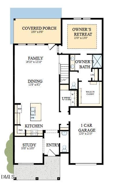 1st Floor Yellowbell - 27 Restful Point, Fuquay Varina, NC 27526