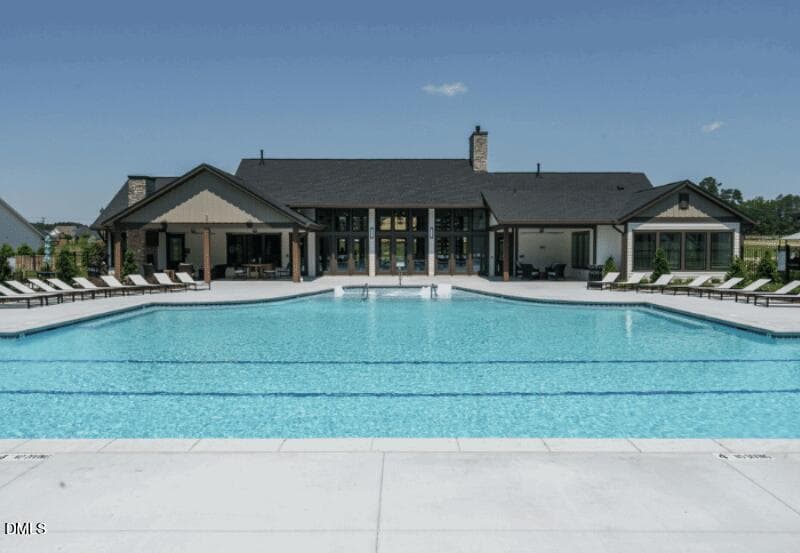 Encore pool up close - 864 Flower Manor Drive, Wendell, NC 27591