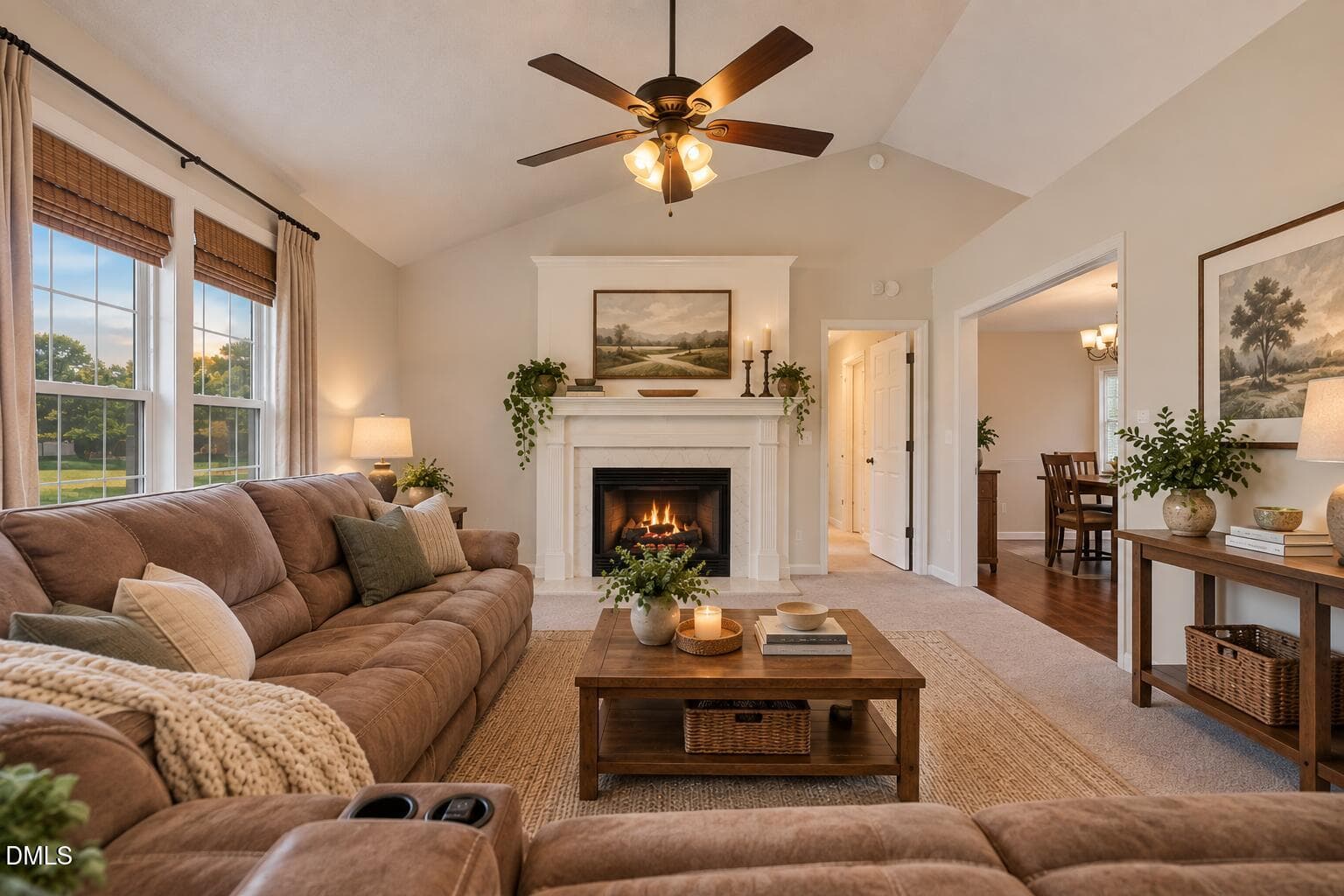 AI-Enhanced Image - Family Room2 - 105 Marianna Place, Garner, NC 27529