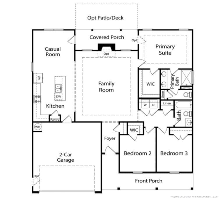 Actual FP may vary - 201 Ashley Heights (Lot 40) Drive, Aberdeen, NC 28315