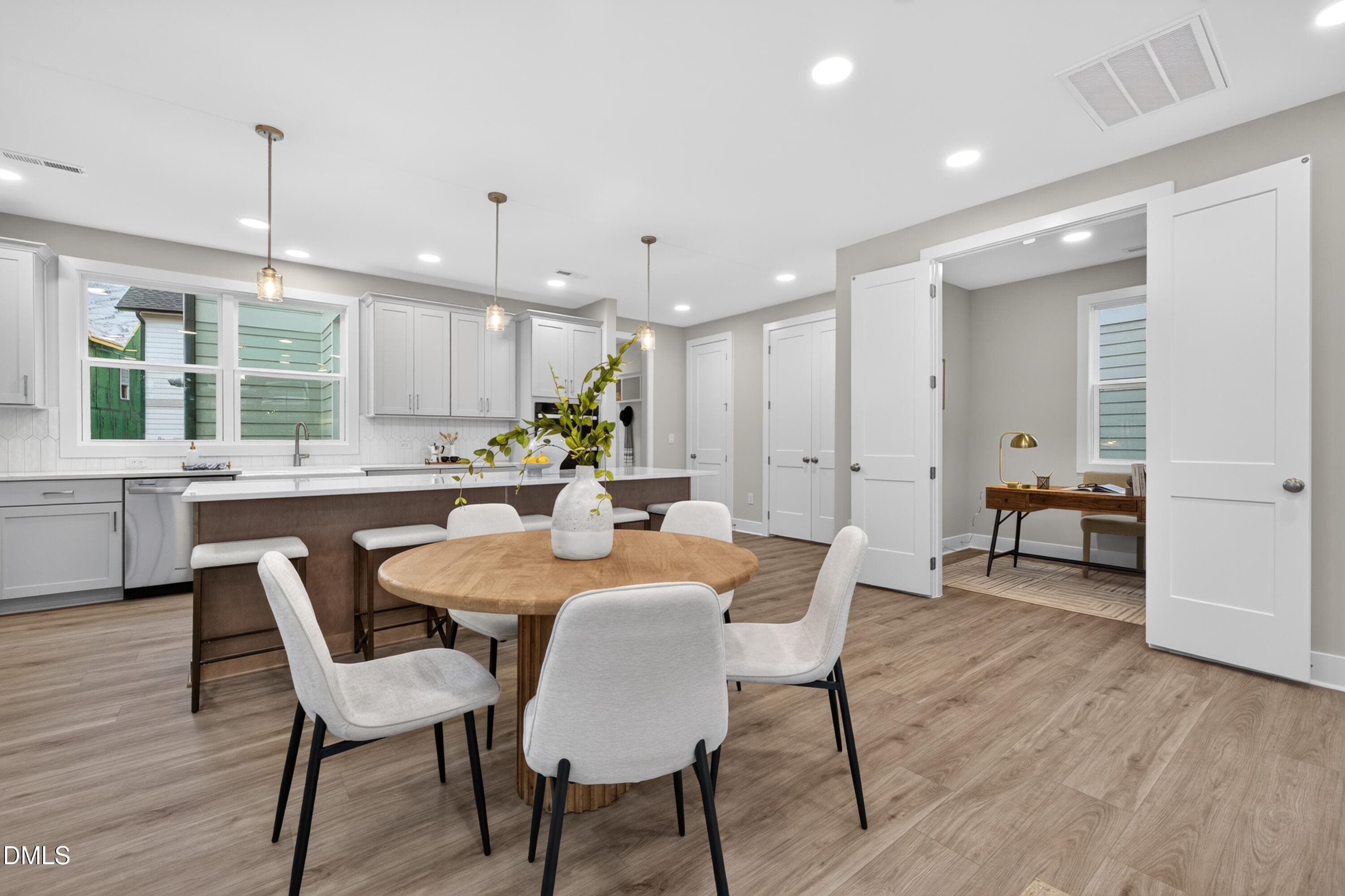 Kitchen & Dining Open Layout - 826 Fireship Road, Fuquay Varina, NC 27526