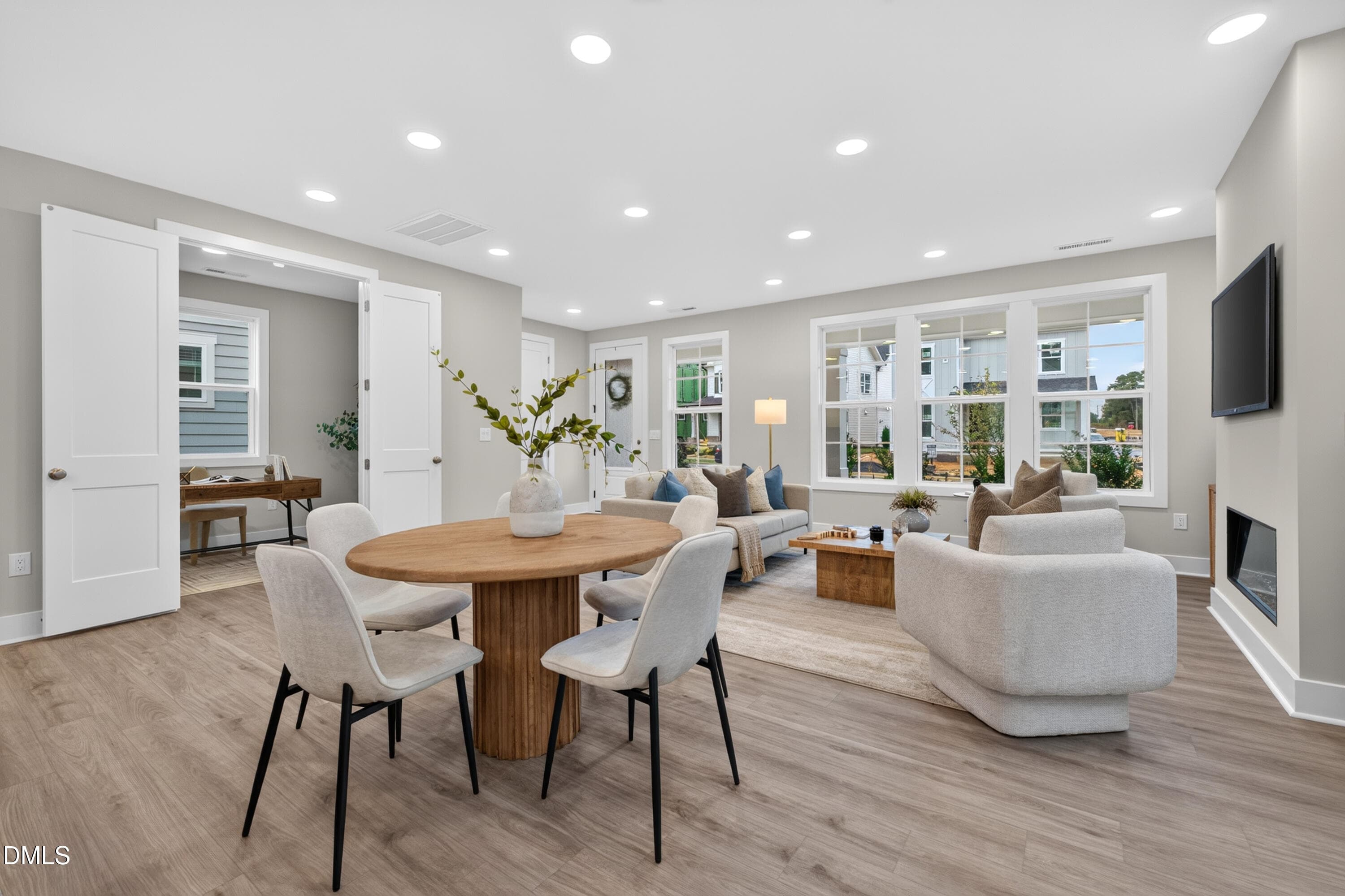 Open Living & Dining Space - 826 Fireship Road, Fuquay Varina, NC 27526