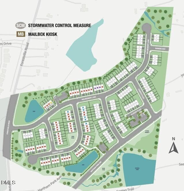 Map - 8768 Wardle Court, Wake Forest, NC 27587