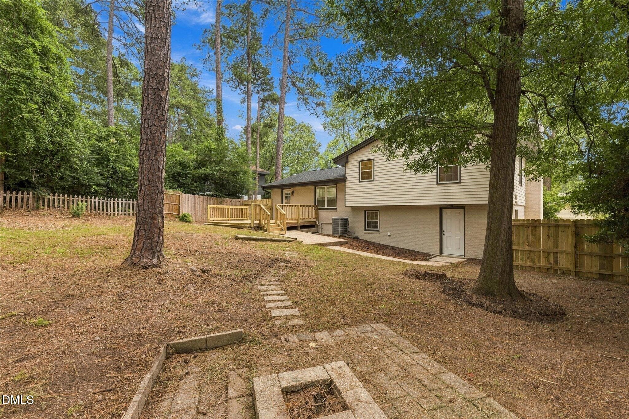 Back of Structure - 3605 Woodlea Drive, Raleigh, NC 27604