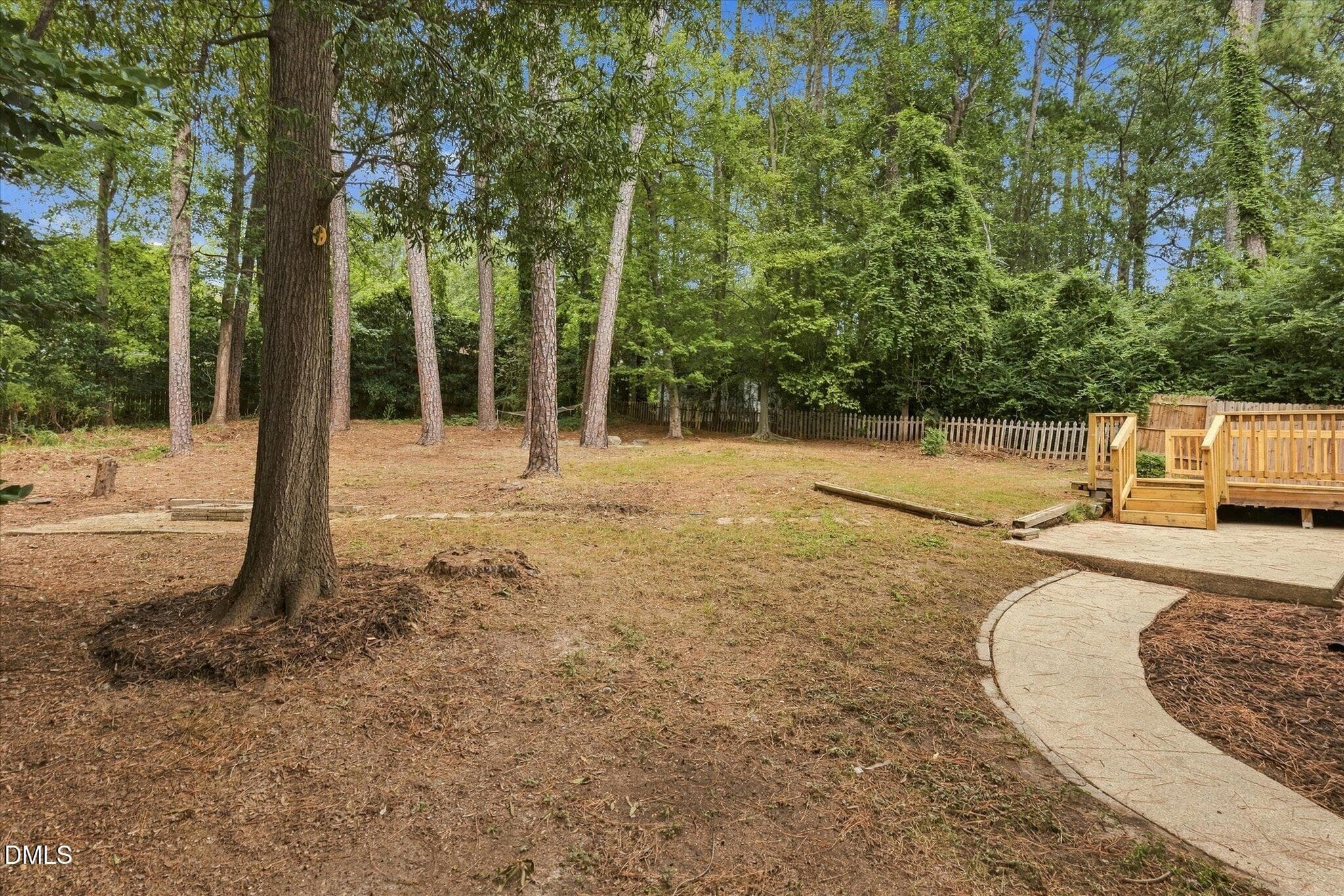 Yard - 3605 Woodlea Drive, Raleigh, NC 27604