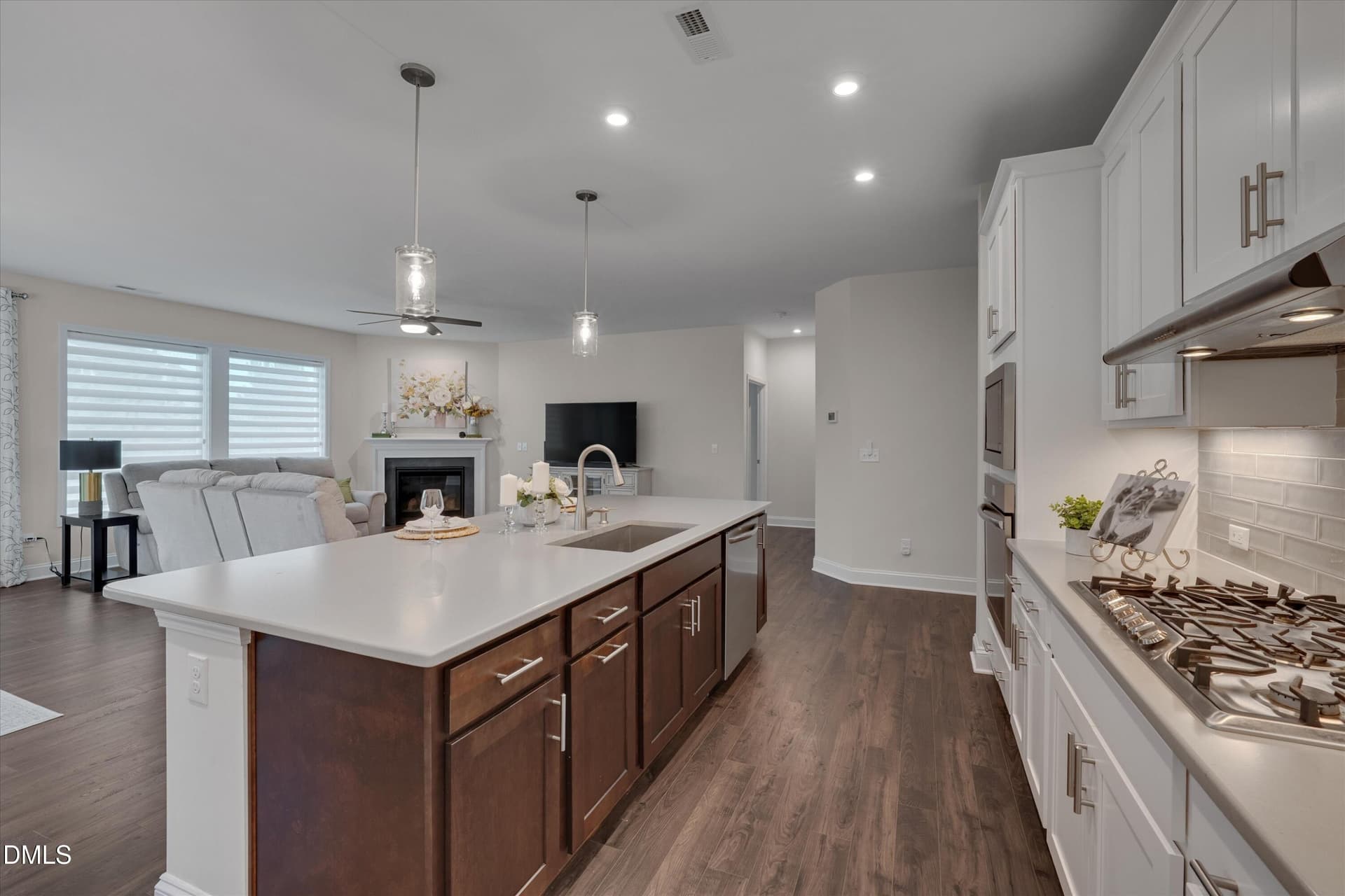 Kitchen - Large Island - 864 Flower Manor Drive, Wendell, NC 27591