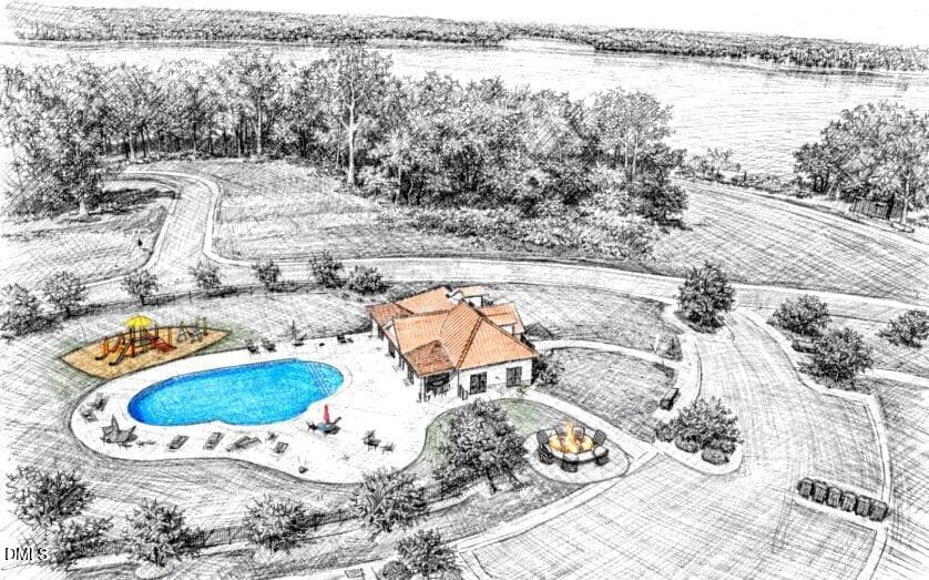 Proposed pool-rec area - Lot 46 Eagle Point Drive, Manson, NC 27553