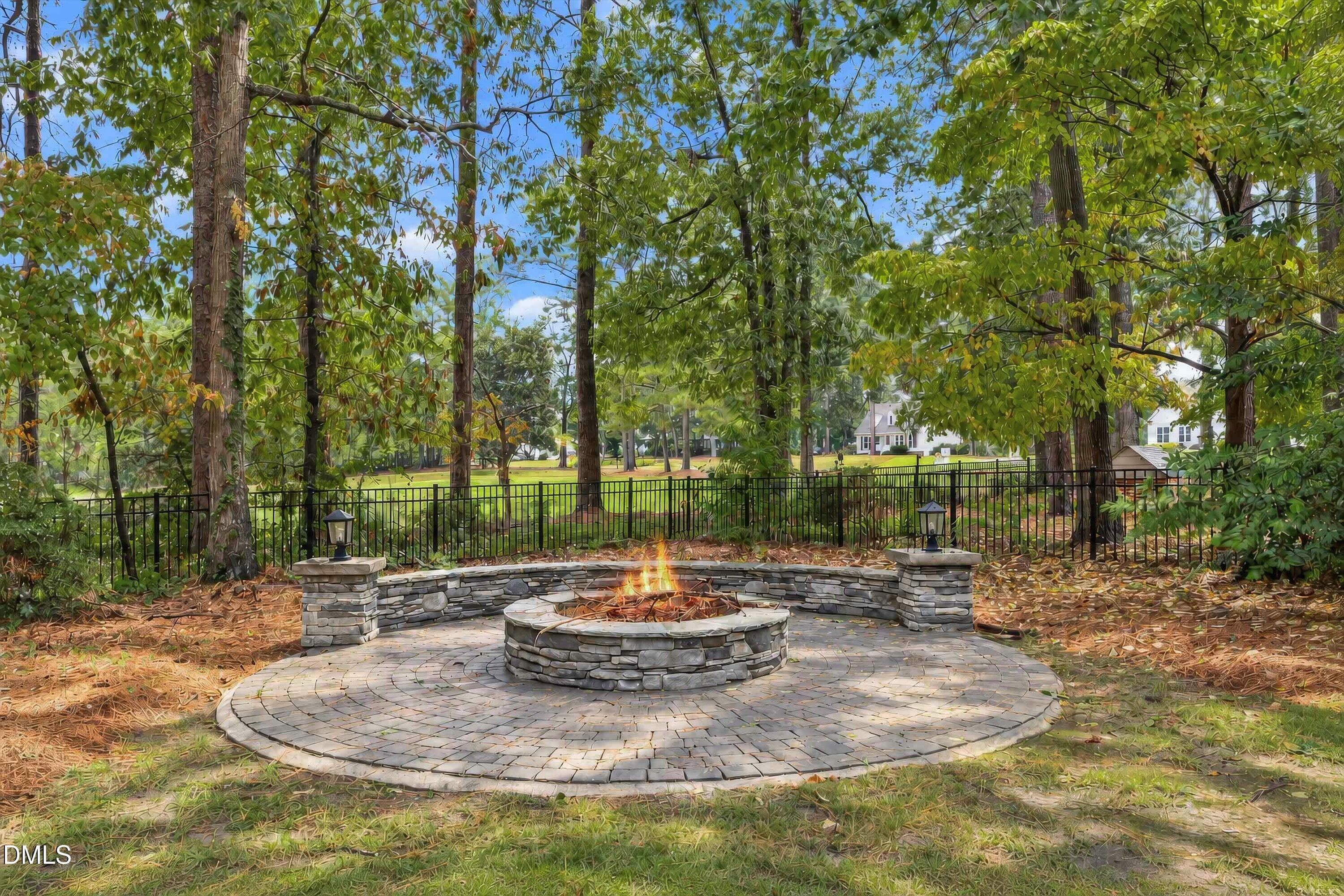 Custom Firepit area - 6504 Prestwick Place, Fuquay Varina, NC 27526, Fuquay Varina