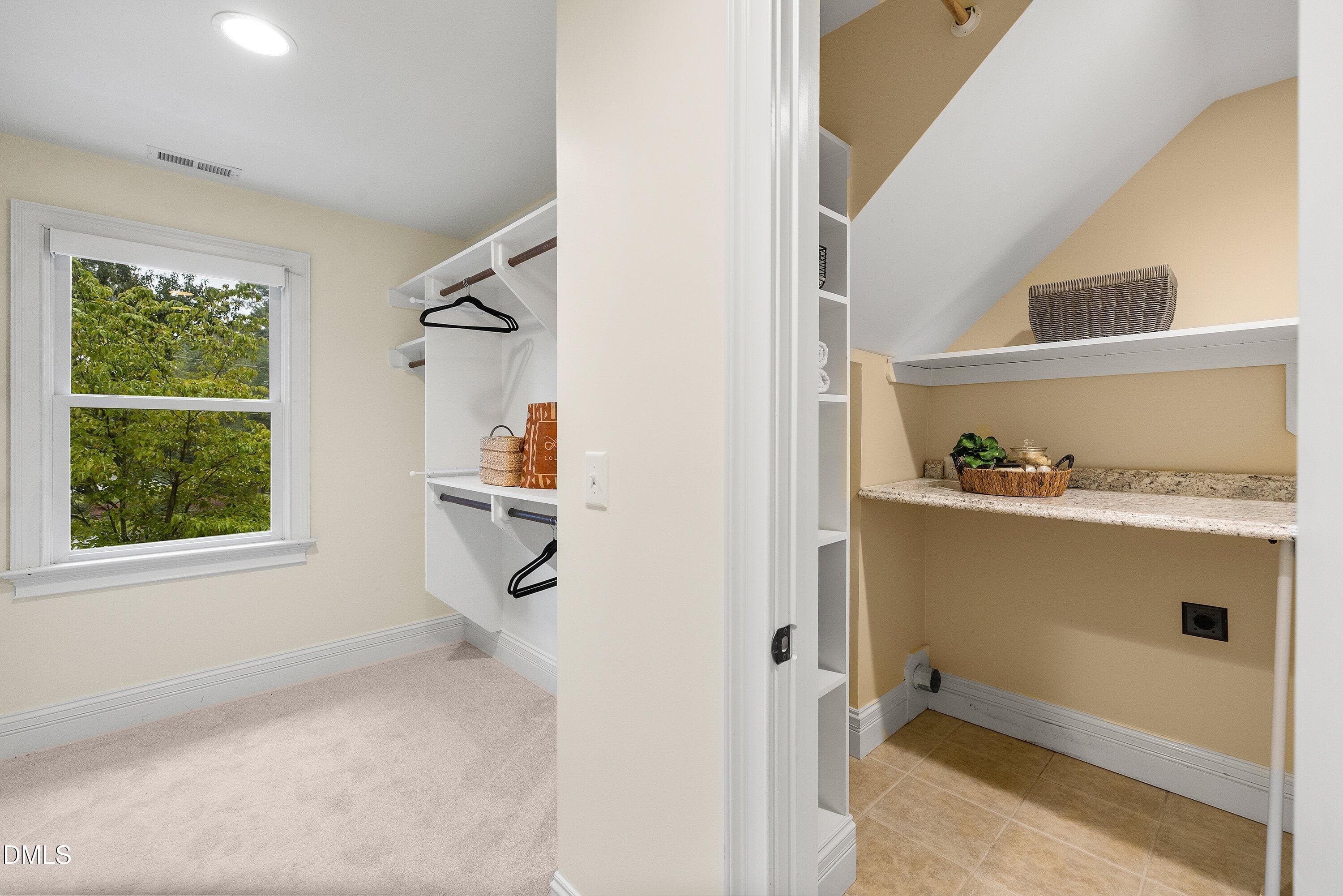 Primary Closet into the Laundry - 6504 Prestwick Place, Fuquay Varina, NC 27526, Fuquay Varina