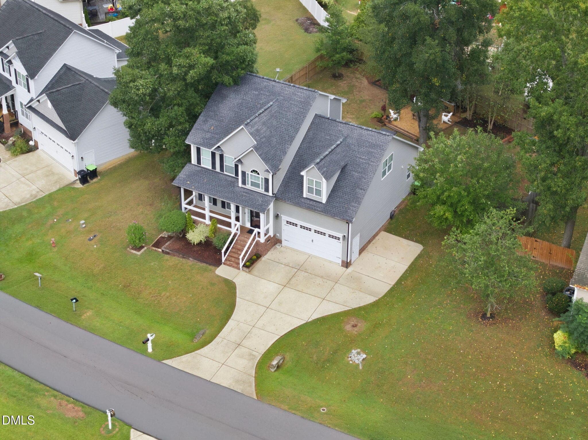 Aerial View - 78 Carson Drive, Garner, NC 27529