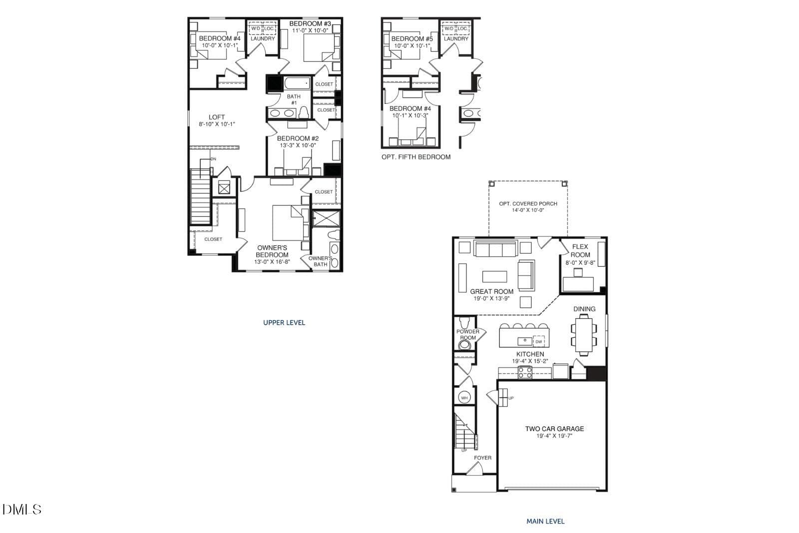 01b Marigold Floorplan - 141 Traverse Mountain Drive, Wendell, NC 27591