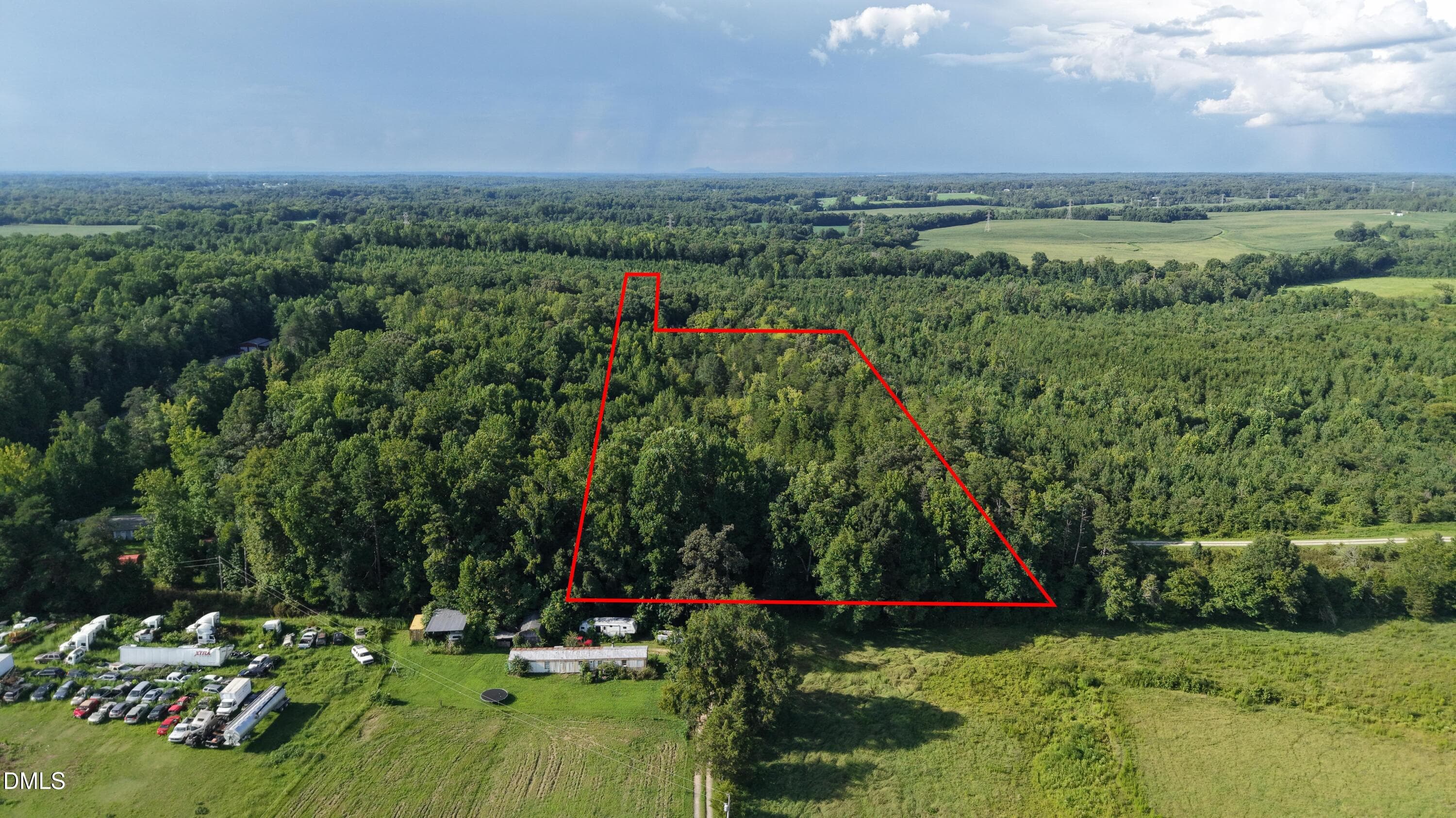 00 - Aerial S POV Low Overlay - 211 Moore Trail, Mocksville, NC 27028