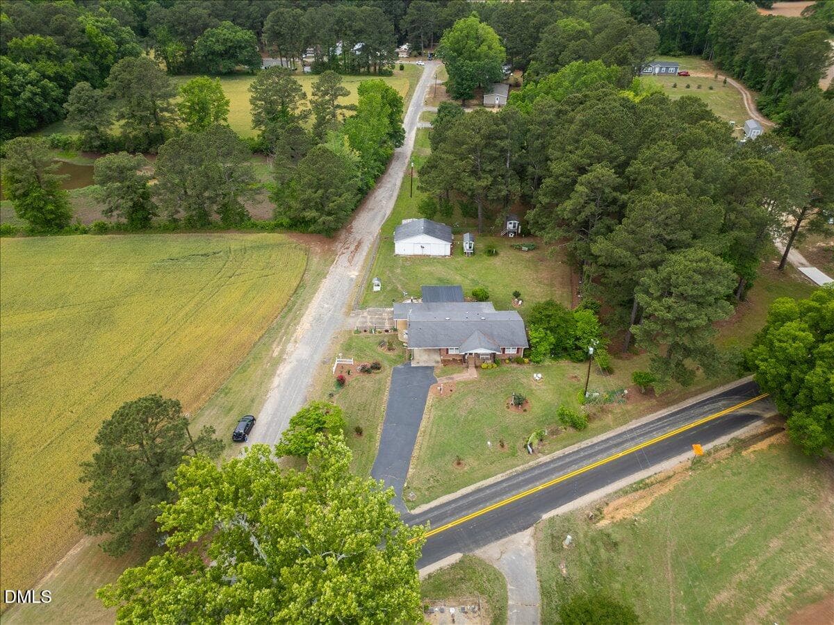 Aerial View - 6269 Flower Hill Road, Kenly, NC 27542