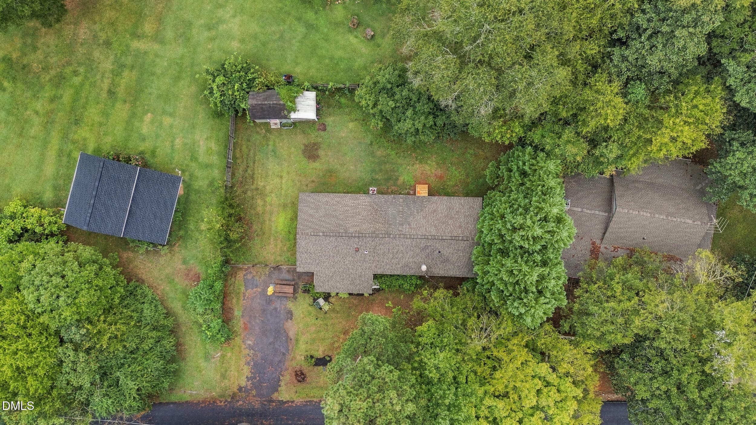 Aerial - 122 Charlie Fields Road, Pittsboro, NC 27312