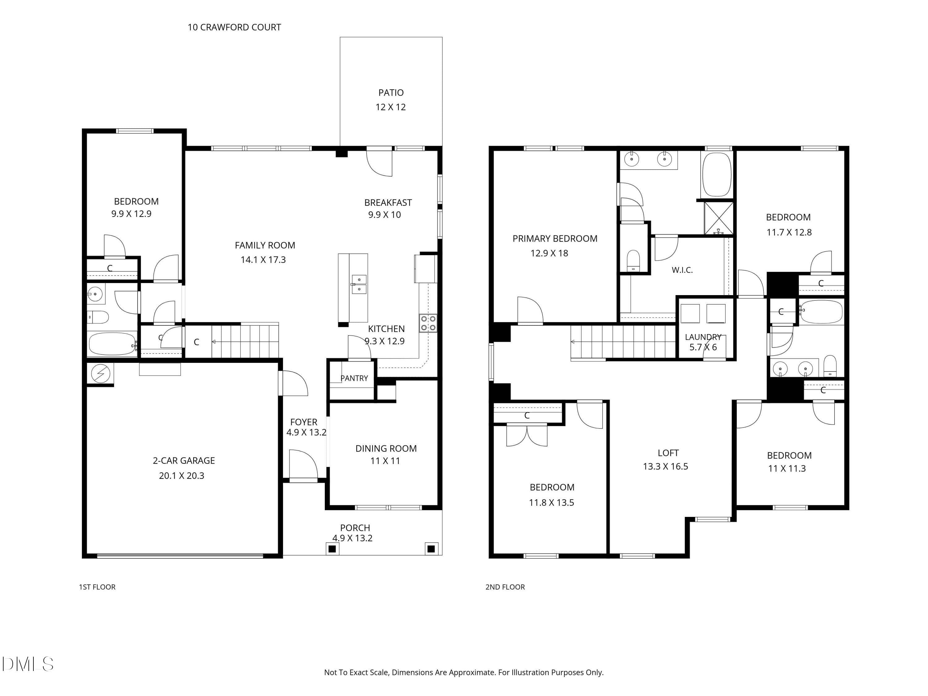 Floor Plan - 10 Crawford Court, Durham, NC 27703