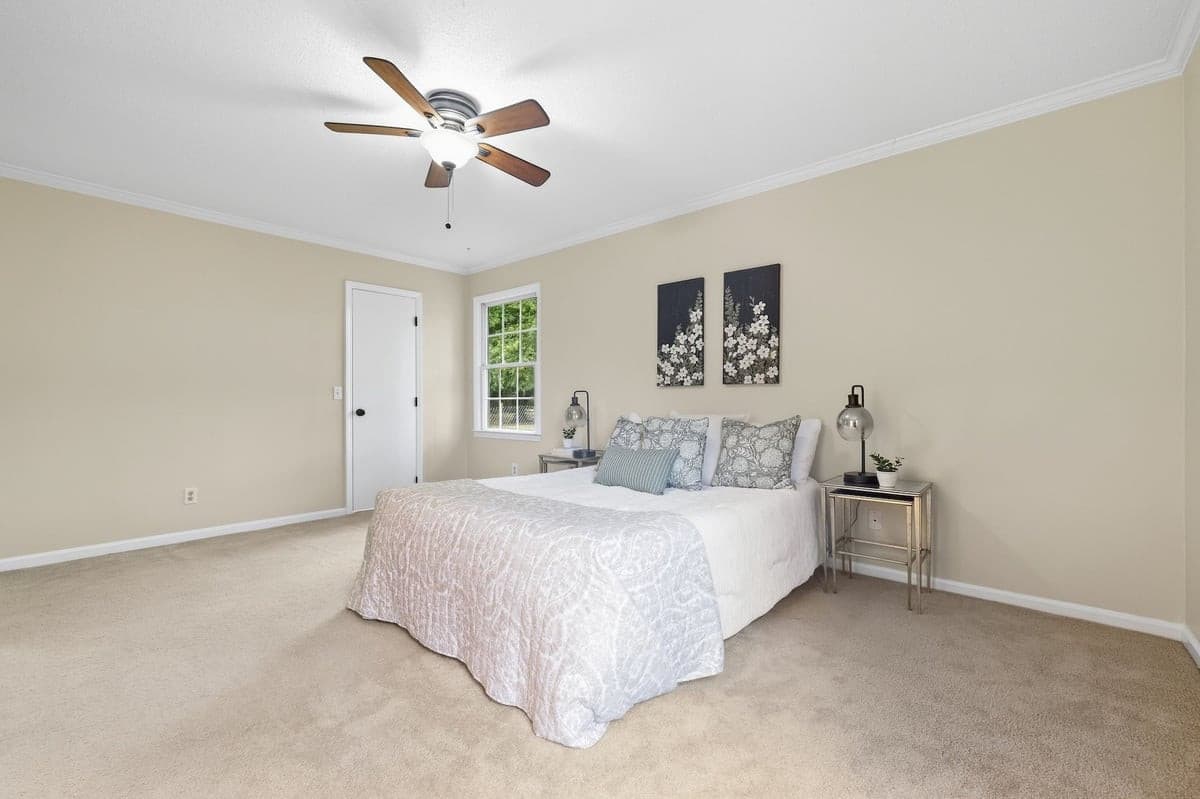 Primary Bedroom View - 212 Long Street, Fuquay Varina, NC 27526