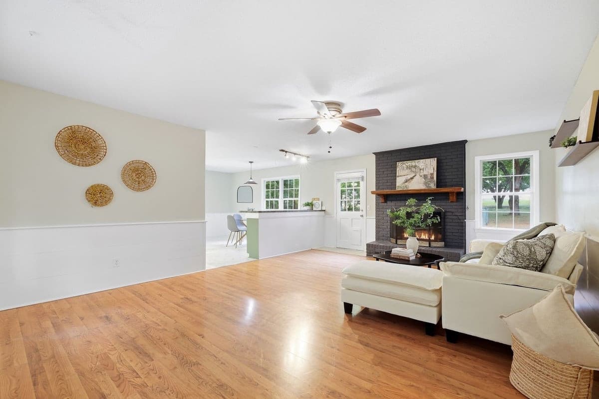 Living Room Wide View - 212 Long Street, Fuquay Varina, NC 27526