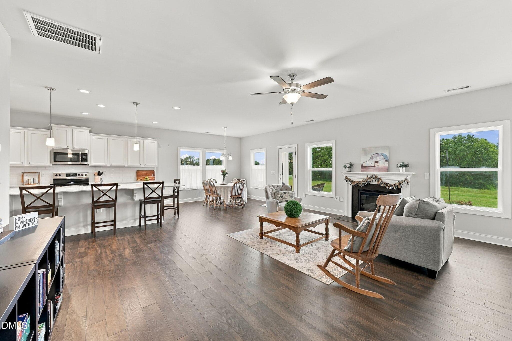 Open Plan - Family Room - 79 Pleasant Grove Court, Willow Springs, NC 27592, Willow Springs