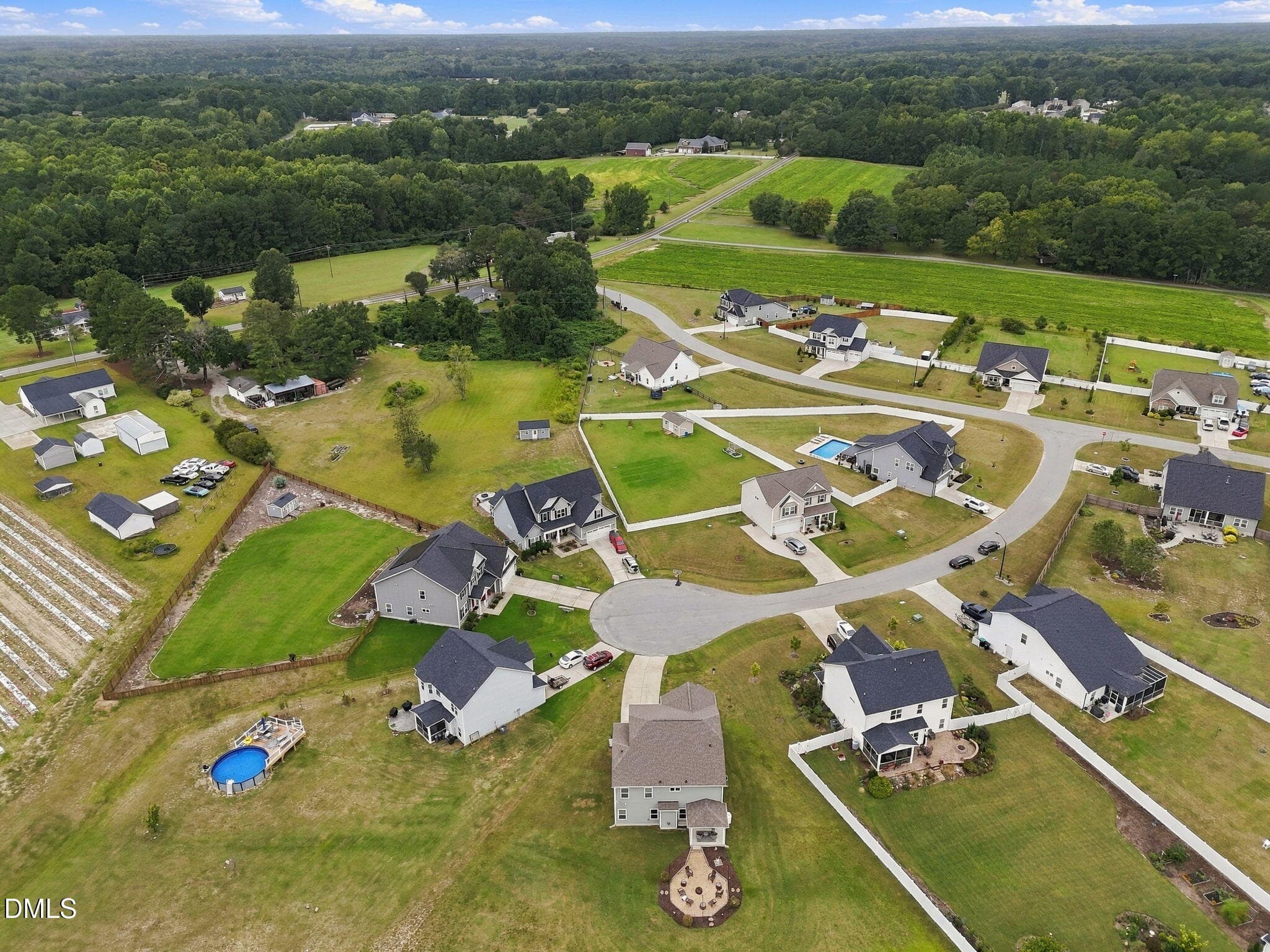 Aerial - 79 Pleasant Grove Court, Willow Springs, NC 27592, Willow Springs