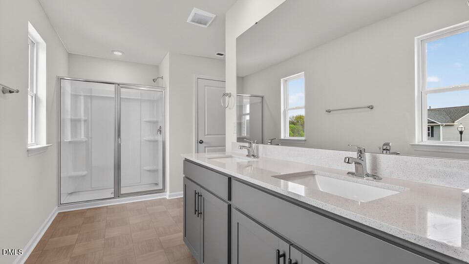 PRIMARY SUITE BATHROOM - 86 Tiger Eye Drive, Clayton, NC 27520
