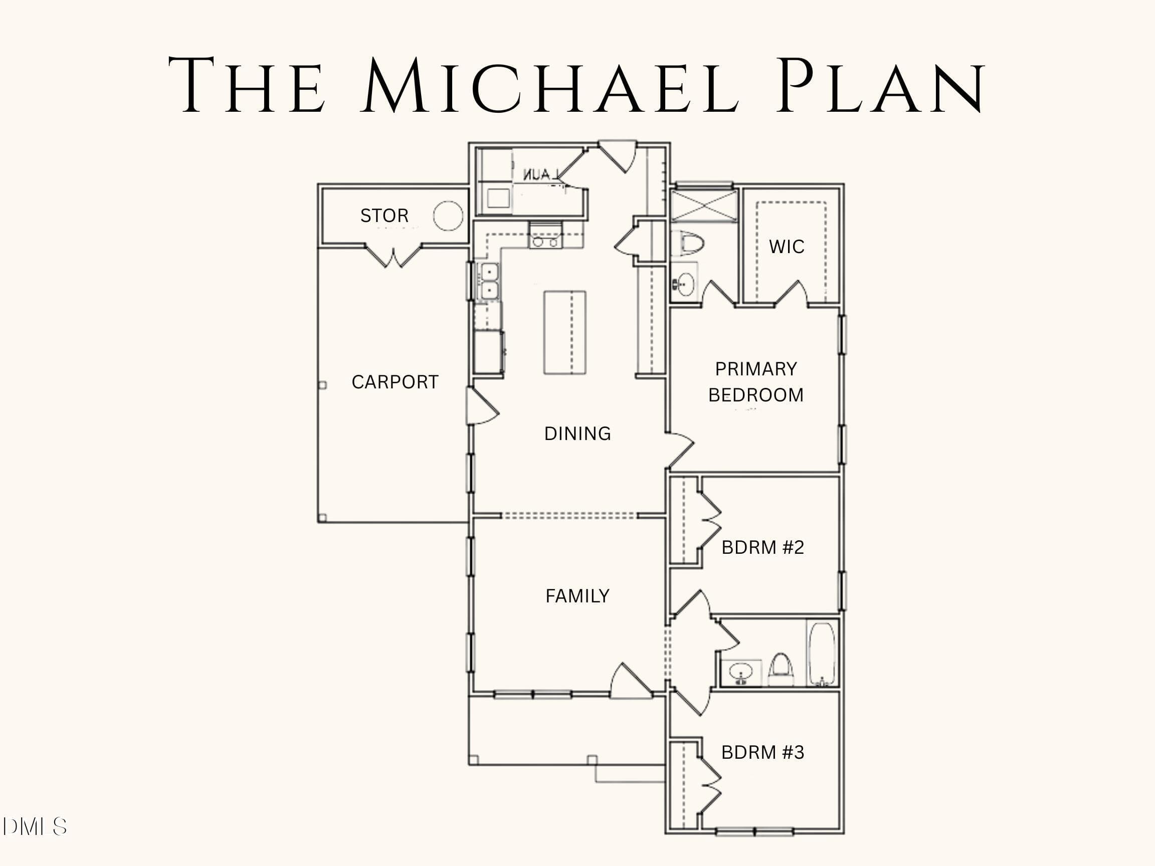 Michael Left Layout - 1261 Whitley Road, Middlesex, NC 27557